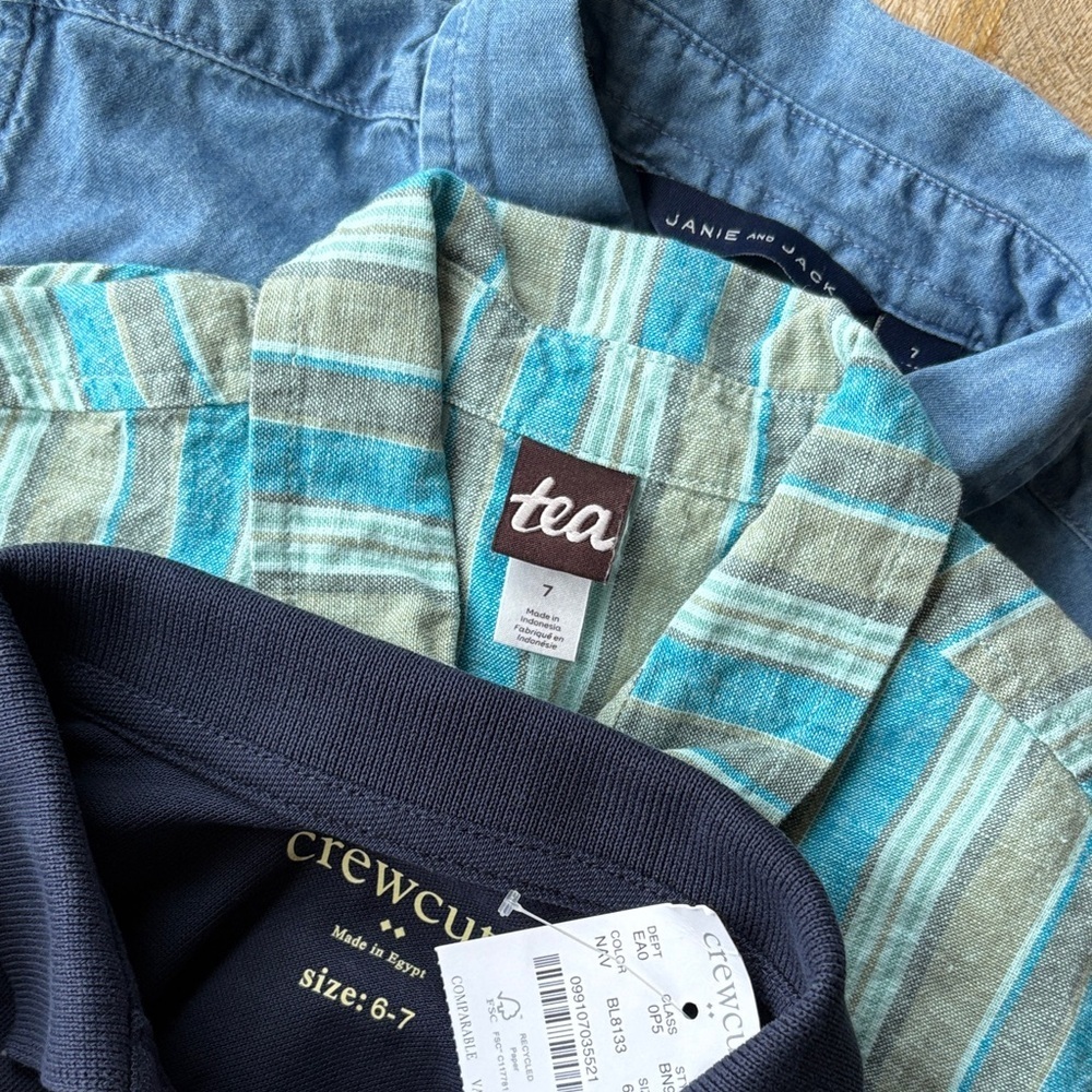 Boys Mixed Brands Shirt Bundle size 7 - Picture 2 of 11